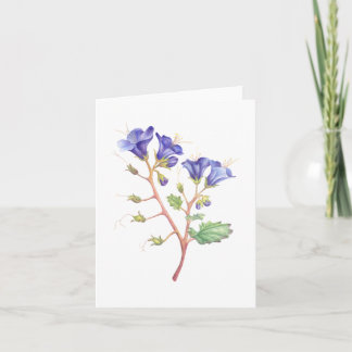 Tarjeta De Agradecimiento Bluebells del desierto