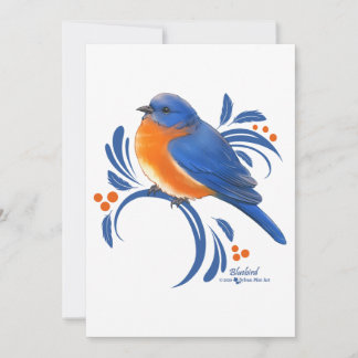Tarjeta De Agradecimiento Bluebird