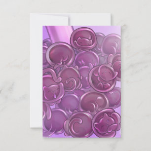 Tarjeta De Agradecimiento Boba Cats