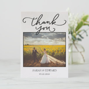 Tarjeta De Agradecimiento Boda
