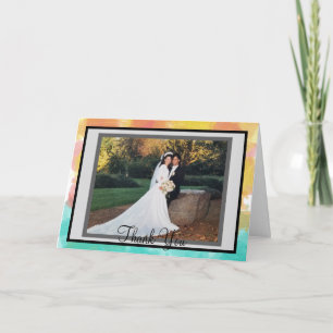 Tarjeta De Agradecimiento Boda Artsy Waterphones