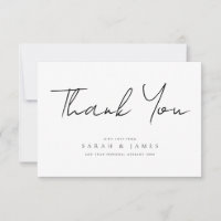 Boda blanco y negro moderno