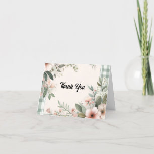Tarjeta De Agradecimiento boda boho bodas Fiesta de Despedida de Soltera