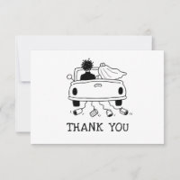 Boda Caprichosa. Coche de recién casados con garab