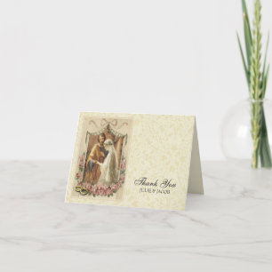 Tarjeta De Agradecimiento Boda católica Virgin Mary St. Joseph Religiosa