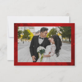 Tarjeta De Agradecimiento Boda chino con flores de cerezo