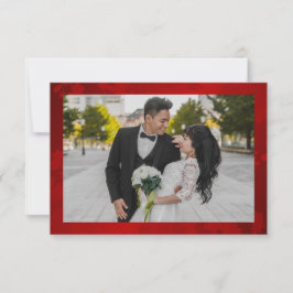 Tarjeta De Agradecimiento Boda chino de Peony Photo