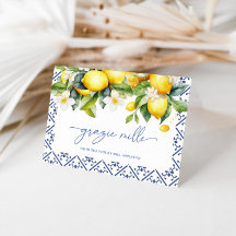 Boda con Acuarela de Limón Mediterráneo