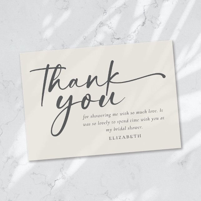 Tarjeta De Agradecimiento Boda con estilo bohemio (Subido por el creador)