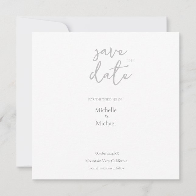 Tarjeta De Agradecimiento Boda de caligrafía de script moderno Guardar la fe (Anverso)