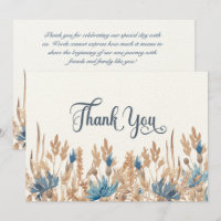 Boda de canteras azules y de trigo