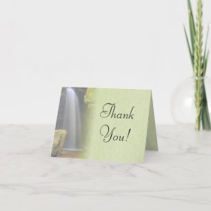 Tarjeta De Agradecimiento Boda de Cascada Gracias