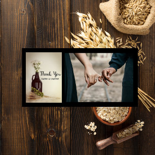 Tarjeta De Agradecimiento Boda de Cervecería Daisies Gracias