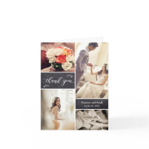 Boda de Collage de fotos de Chalkboard ruso