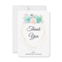 Boda de color de agua rosa y verde moderno