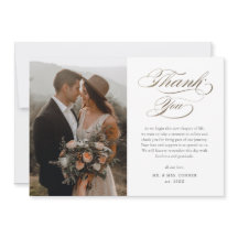 Boda de escritura dorada elegante