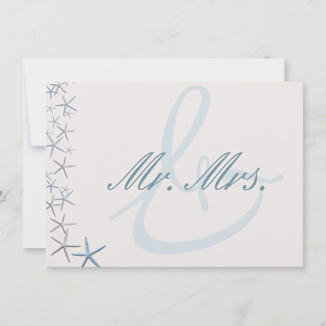 Tarjeta De Agradecimiento Boda de estribaciones recién casados que regalo de (Anverso)