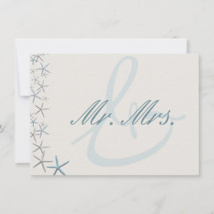 Tarjeta De Agradecimiento Boda de estribaciones recién casados que regalo de
