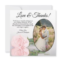 Boda de Foto Oval Rosa Elegante Rosa Pálido