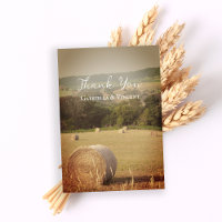 Boda De Granja De Hay Bales De Ronda Gracias