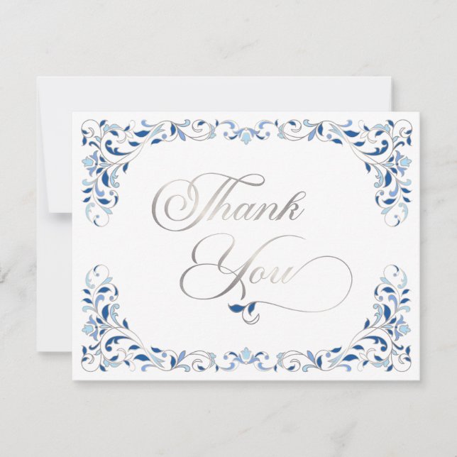 Tarjeta De Agradecimiento Boda de historia de hadas de libros de la Bibliote (Anverso)