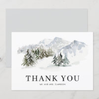 Boda de Invierno Watercolor Snowy Forest Woodland