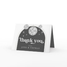 Boda de la bola de disco Gótico Black Gray Retro