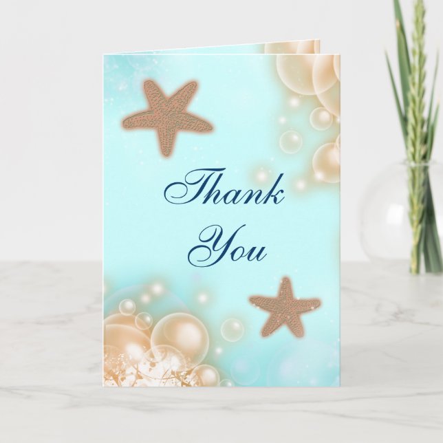 Tarjeta De Agradecimiento Boda de mandarina azul GRACIAS (Anverso)