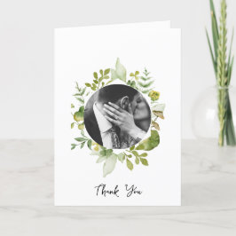 Tarjeta De Agradecimiento Boda de mariposa de flor de campo romántico