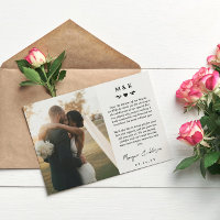 Boda de mensajes impresos para Corazón y Verdor Gr