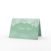 Boda De Mint Lace - Gracias