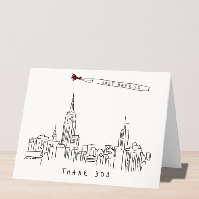 Tarjeta De Agradecimiento Boda de Nueva York (Subido por el creador)