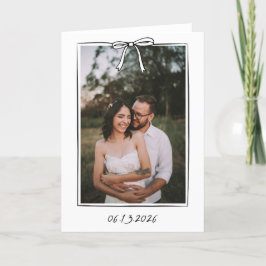 Tarjeta De Agradecimiento Boda de paro manuscrito de Coquette Whimsical