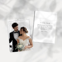 Boda de portada de revista minimalista