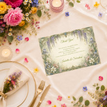 Boda de Romance Etéreo Art Nouveau con glicinas
