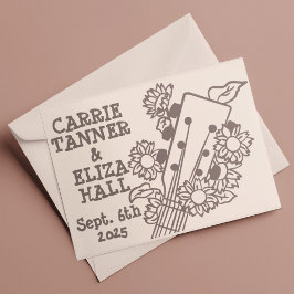 Tarjeta De Agradecimiento boda del Canyon Rock Boho de los años 70