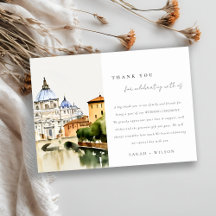 Boda del paisaje acuático de la Ciudad del Vatican