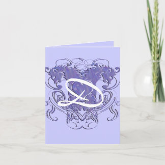 Tarjeta De Agradecimiento Boda del Renacimiento Monograma Gracias Leones