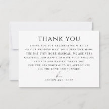 Boda elegante | Clásico minimalista en negro y bla
