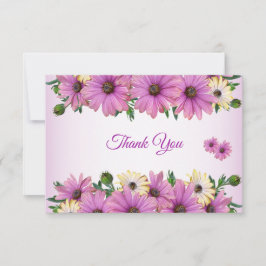 Tarjeta De Agradecimiento Boda elegante rústica floral amarilla rosa