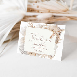 Tarjeta De Agradecimiento Boda en la Costa