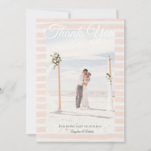 Tarjeta De Agradecimiento Boda en St. Tropez