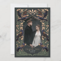 Boda Encantada Gótica Cuervo Rosa Dorado Sage 