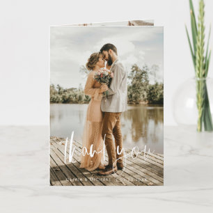 Tarjeta De Agradecimiento Boda Escrito A Mano Gracias 2 Fotos