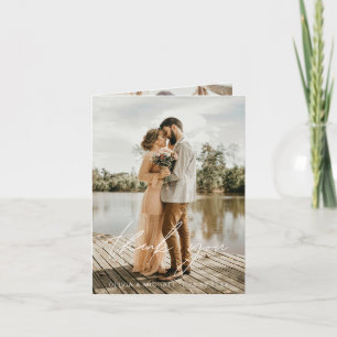 Tarjeta De Agradecimiento Boda Escrito A Mano Gracias 2 Fotos