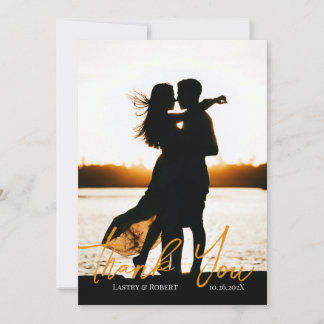 Tarjeta de agradecimiento Boda Flat