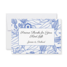 Boda floral Blue Botanalized Personalized