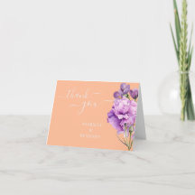 Boda floral de acuarela con durazno suave y lila