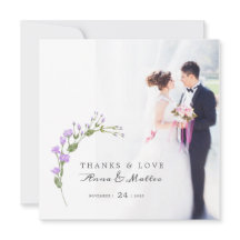 Boda floral de lilac minimalista