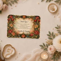 Boda floral elegante Art Nouveau